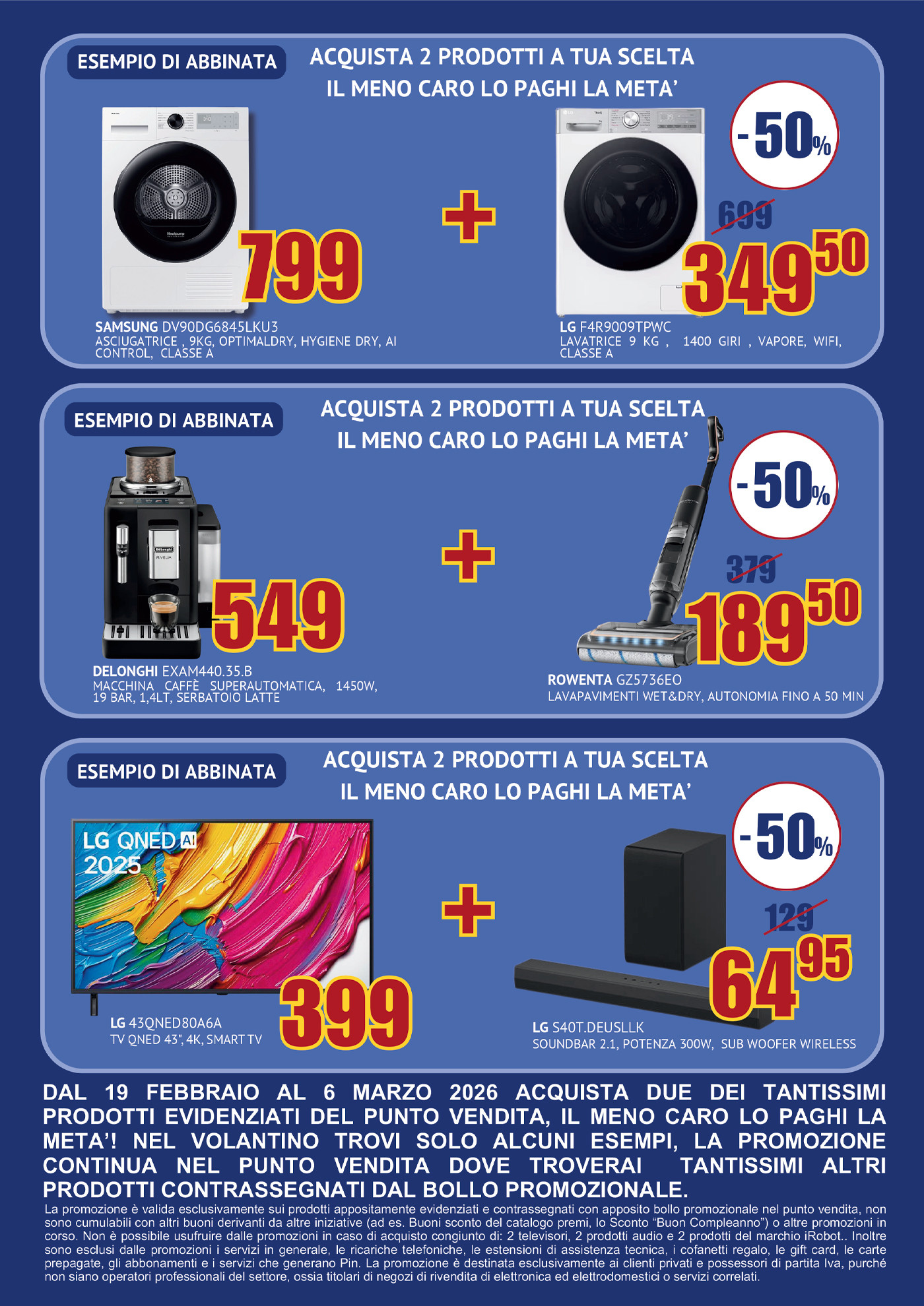 Volantino Febbraio 2026 Il Meno Caro lo Paghi la Metà A4 (esempi).jpg
