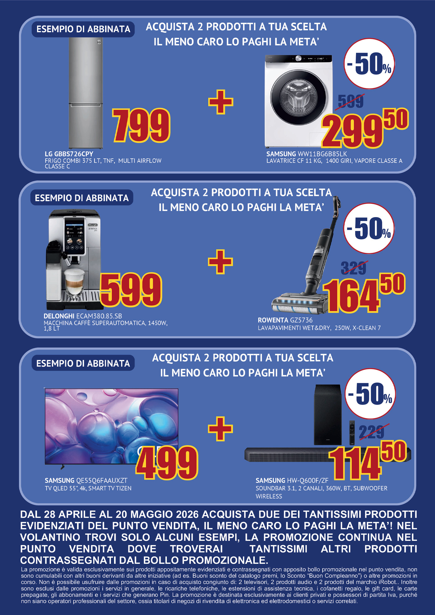 Volantino Maggio 2026 Il Meno Caro lo Paghi la Metà A4 (esempi).jpg