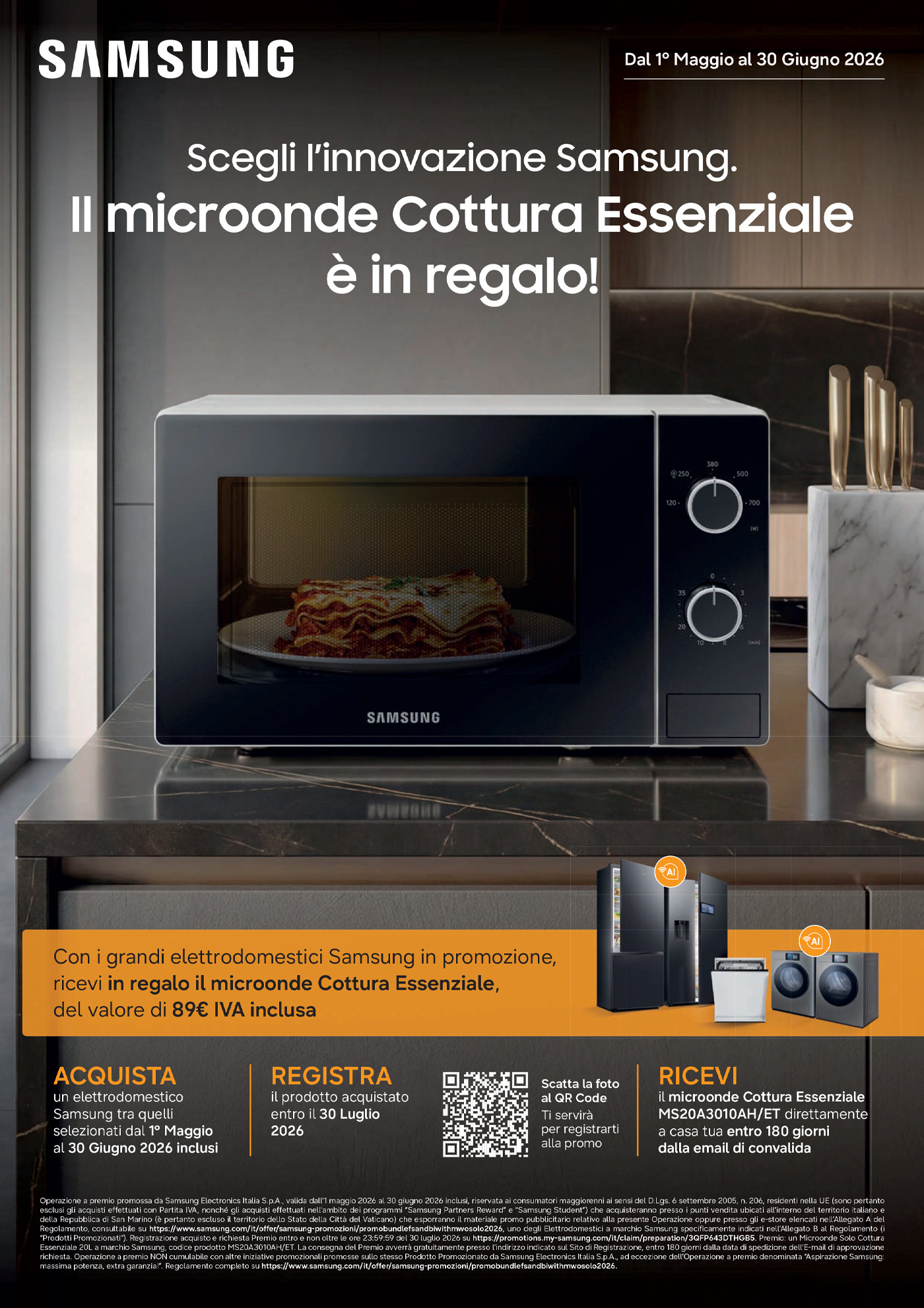 Promo Samsung Elettrodomestici Bundle Microonde Cottura Essenziale 2026 A4.jpg